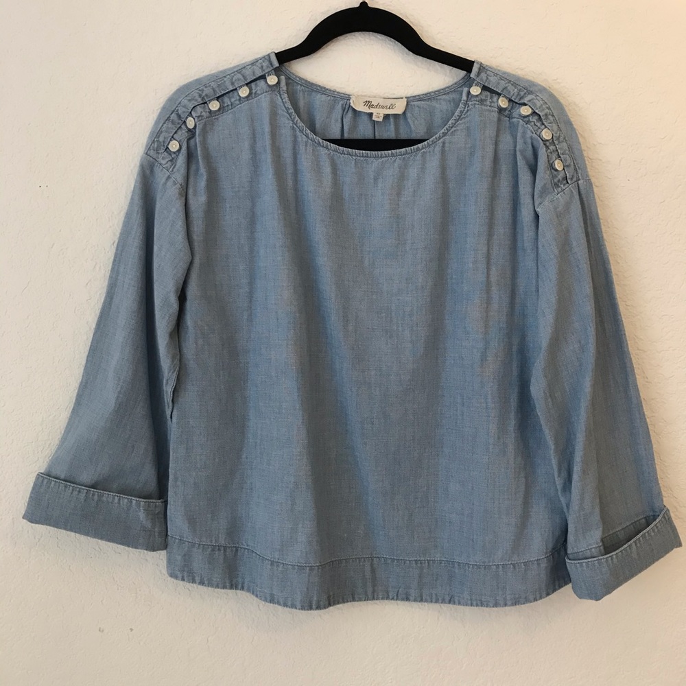 M A D E W E L L🌿 Chambray Tunic Sz. XS